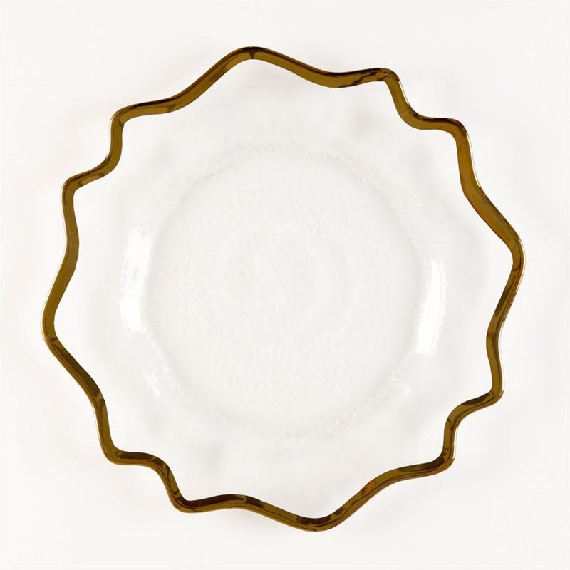 Wholesale Glass Charger Plate PZ-007 - Image 3
